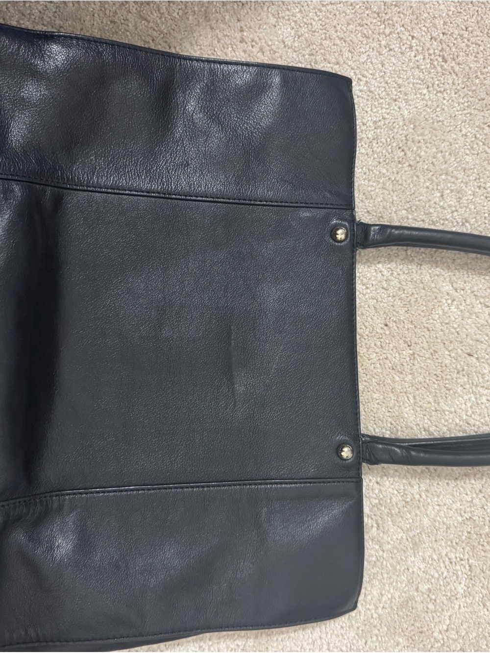 Rebecca Minkoff Black Leather Tote Bag